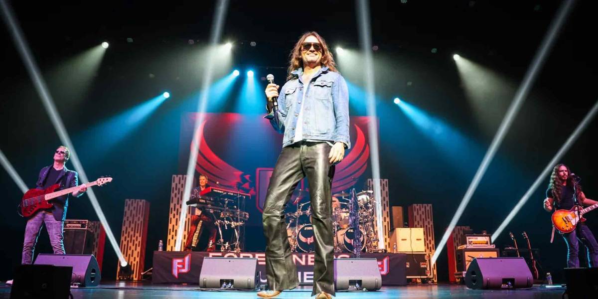 Singer Constantine Maroulis on stage